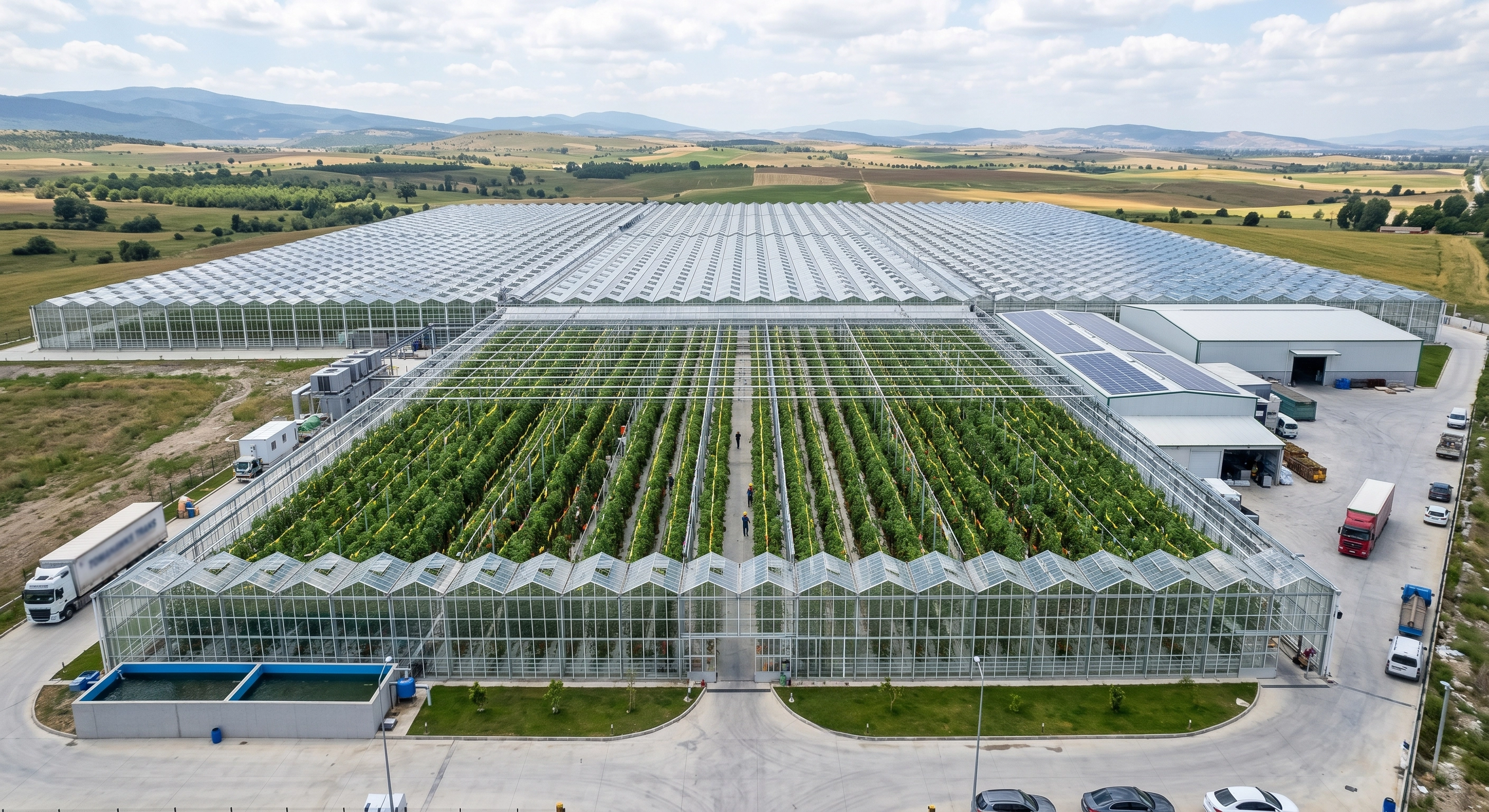 Topraksız Domates Serası — Türkmenistan, 120.672 m² Domates Serası